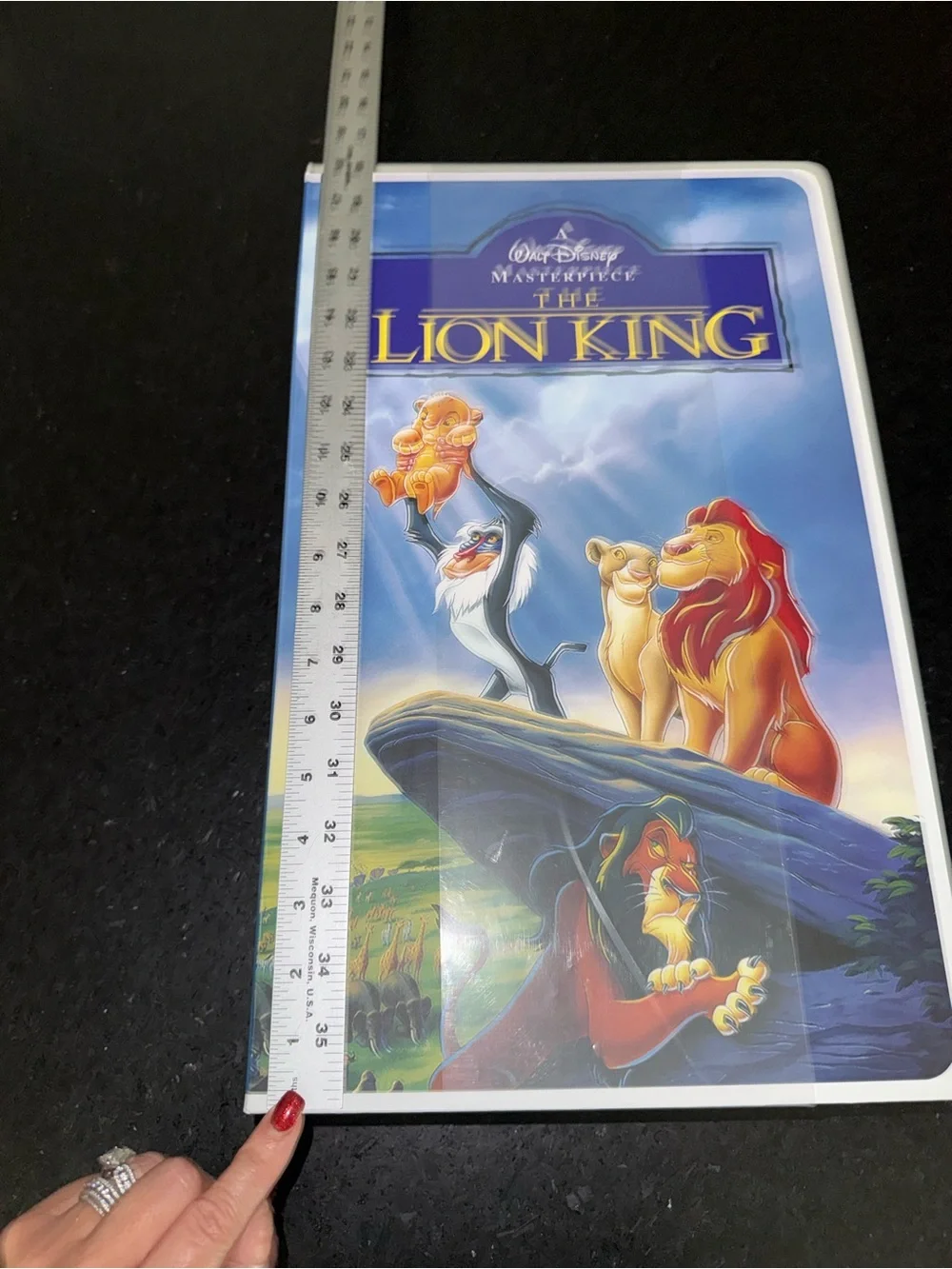 NEW SEALED Disney LION KING VHS Boxed Silk Touch Throw Blanket 50×70